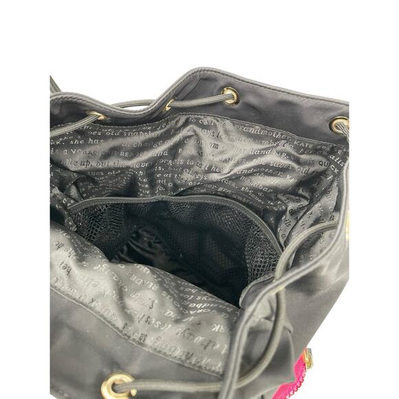 Kate Spade Matty Clark Court Backpack Black Nylon main image 7